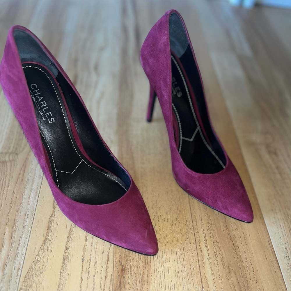 Charles David Womens Classic Pump Platform Heels - Size 9